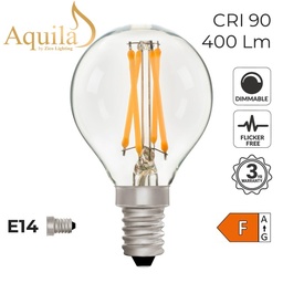 Golfball G45 Clear 4W 2700K Light Bulb